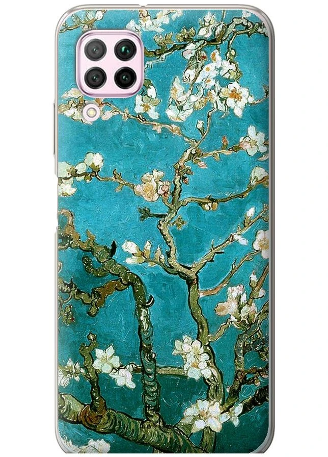 Силиконовый чехол 'Винсент Ван Гог. Сакура' для Endorphone Huawei P40 Lite (378337850)