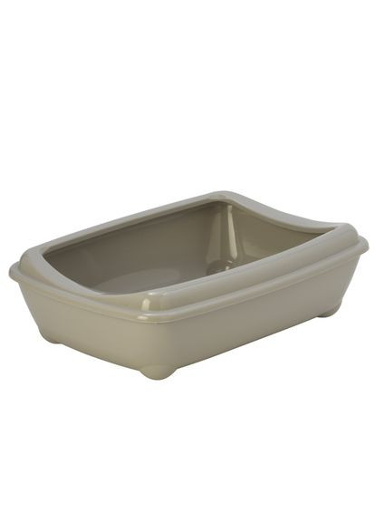 Туалет для кішок Mini з бортиком 42х31х13 см Сірий (5412087132140) Moderna (313615350)