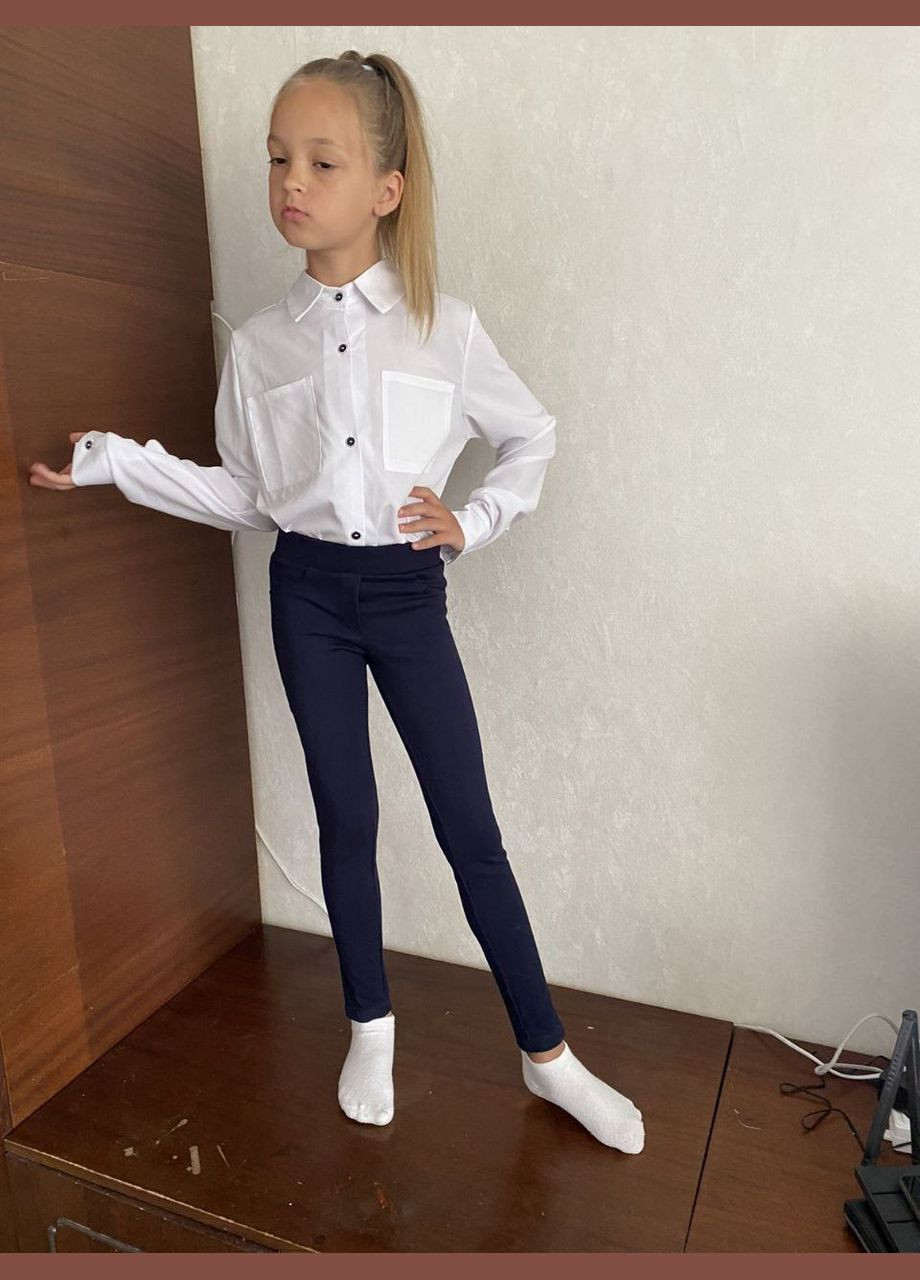 Белая блузка No Brand демисезонная