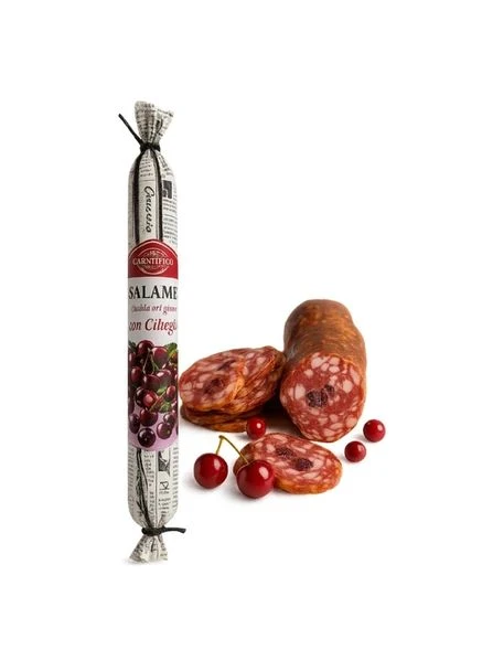 Ковбаса салямі Carnifico Salame con Ciliegie з вишнею 300 г ± Італія Carnificio (388563522)