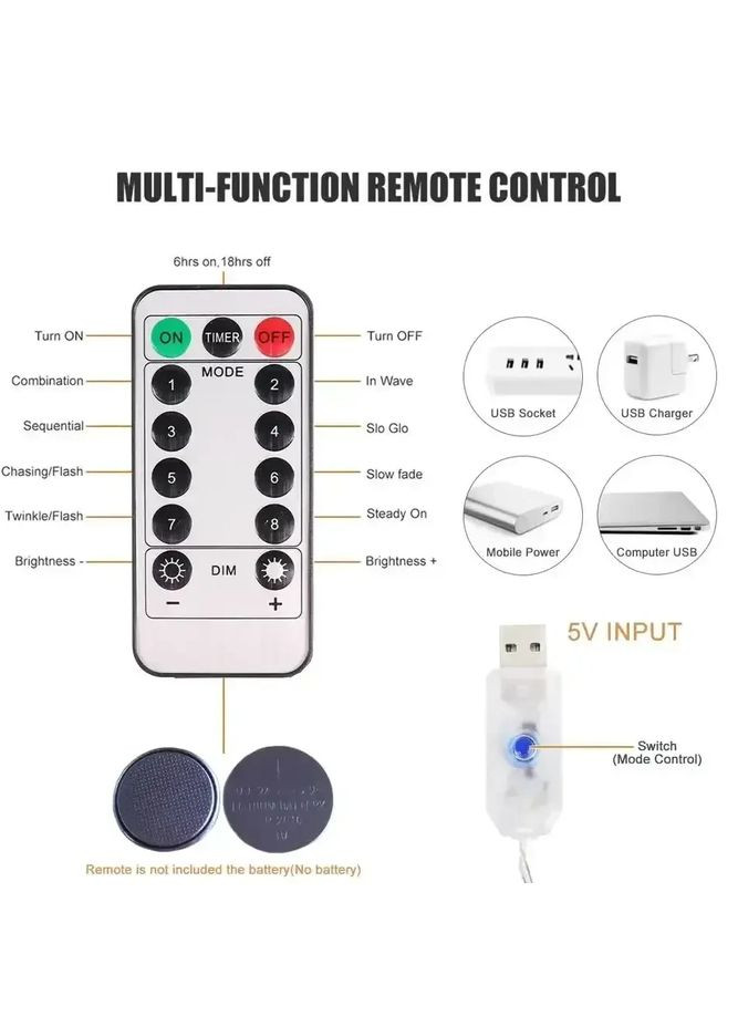 Гирлянда LED штора 3×2 м 200 LED, холодный белый, USB 5V, светодиодная штора для декора окон и стен. China (369502872)