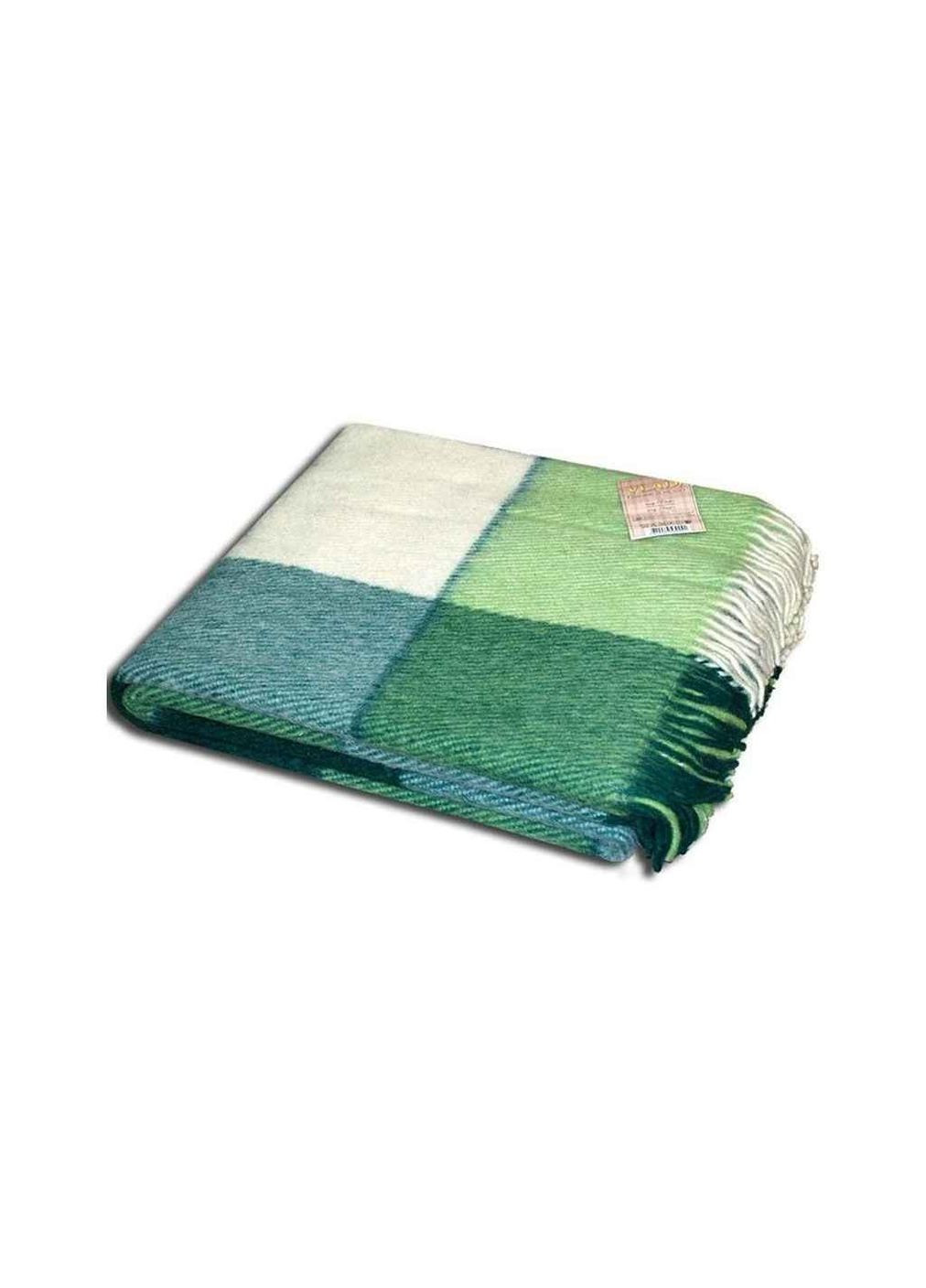 Плед 140*200см Ельф 01/LIAM біл-салат-зел ТМ Vladi (367582519)