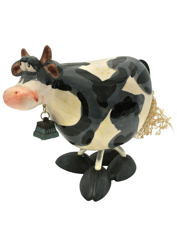 Фигурка на пружинке «Корова Милка» h19 см No Brand (301163578)