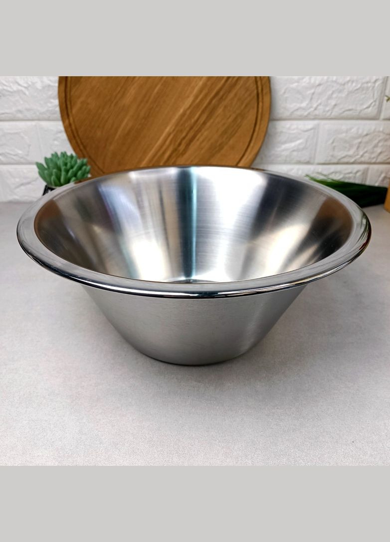 Металлическая конусная миска из нержавеющей стали 18/10 31см 0834 АП A-Plus (304546636)