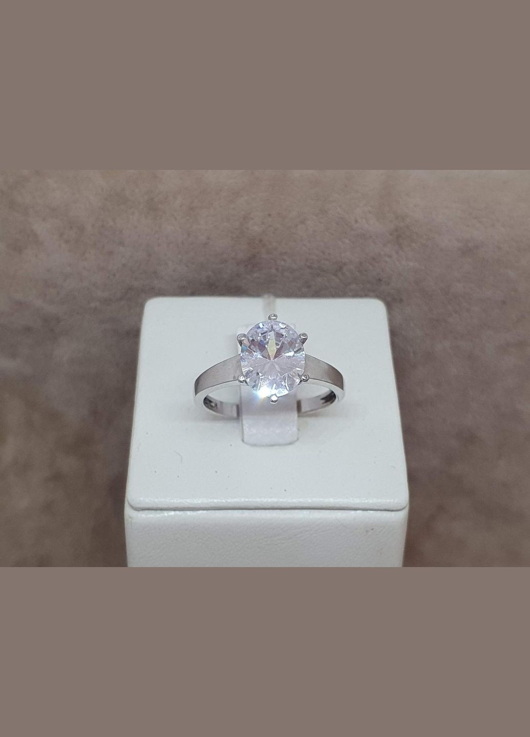 Срібне кільце РОМАН з фіанітом. 1030/1Р-CZ AGNI (323212678)