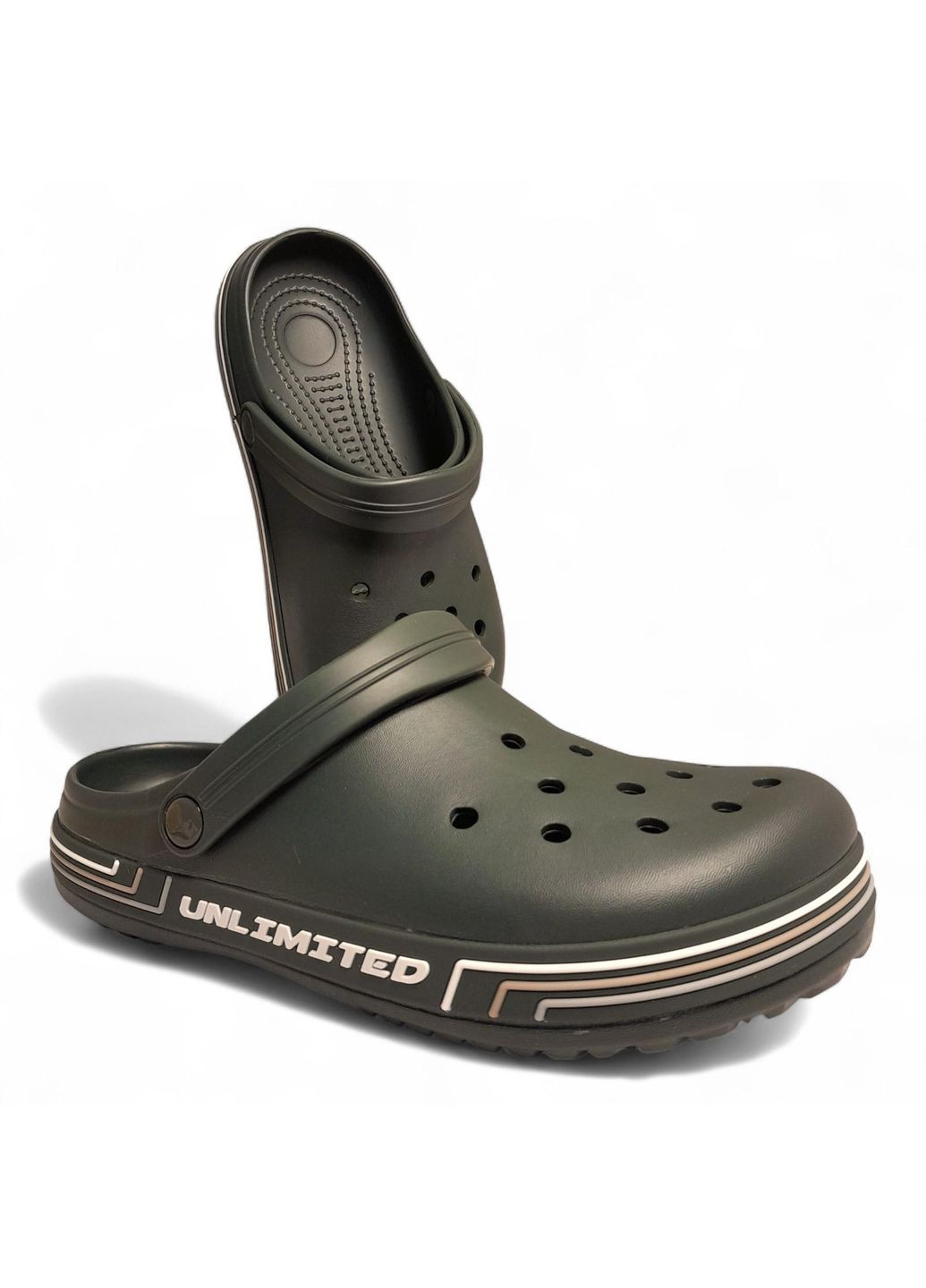 Чоловічі крокси Unlimited хакі розмір (26,6 см) Dago (363319722)