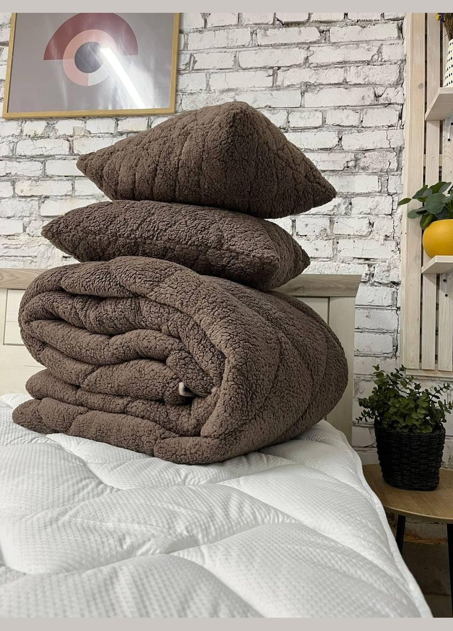 Одеяло меховое полуторное 155х210 см (П4К-Al-hutr-kovdra-004) No Brand (308754967)