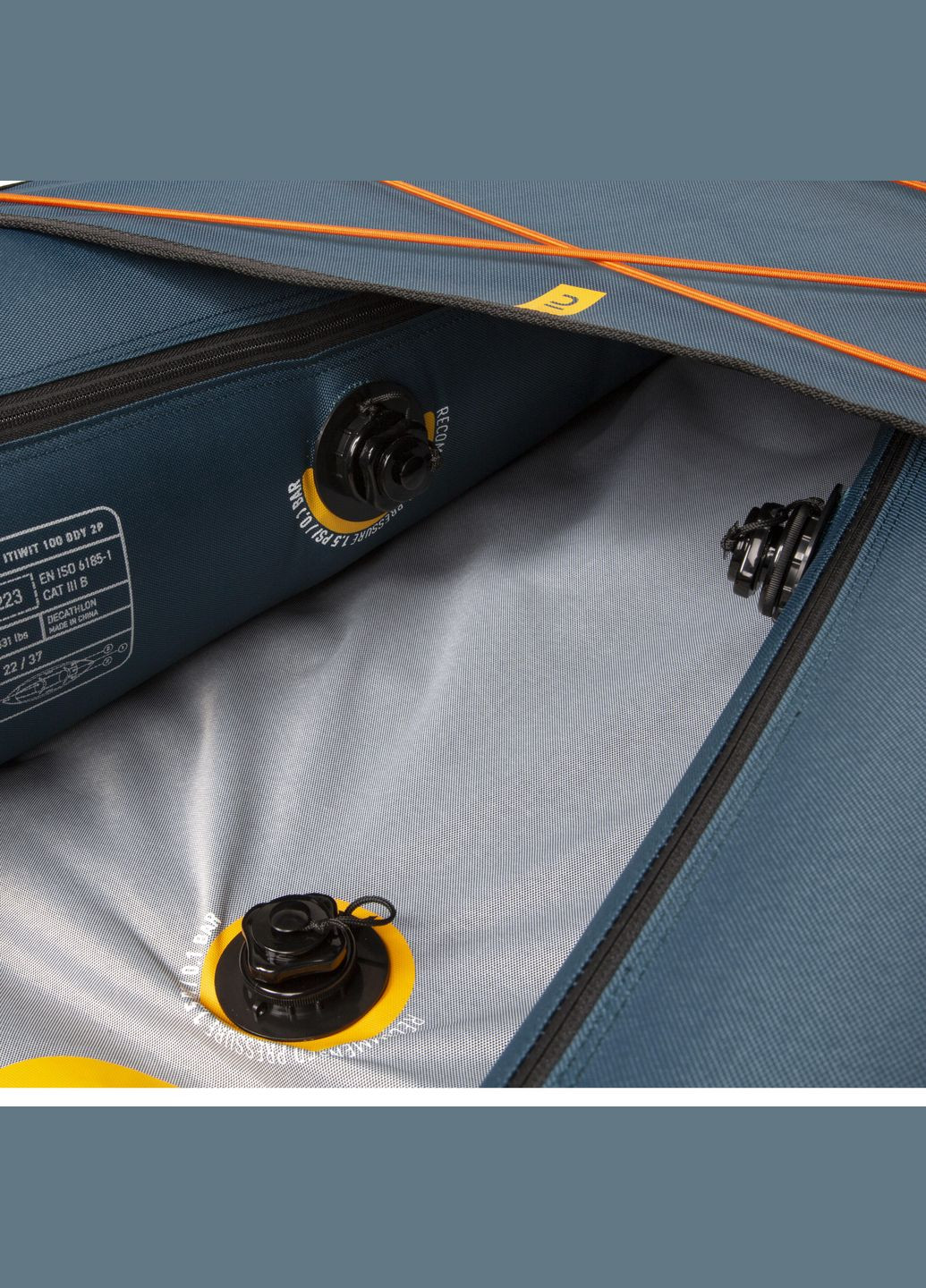 Надувний Туристичний Каяк Двомісний 3,4 х 1,03 м Синій Itiwit (342966700)