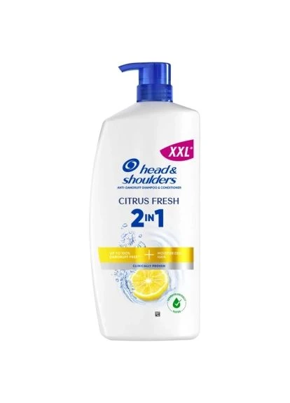 Шампунь 2 в 1 против перхоти Цитрусовая свежесть 800 мл (8006530004527) Head & Shoulders 2 в 1 Проти лупи Цитрусова свіжість 800 мл (399728160)