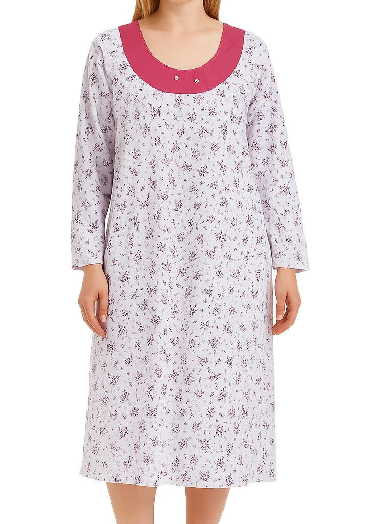 Женская ночная рубашка тёплая на флисе хлопок (230) ANDIN (369161278)