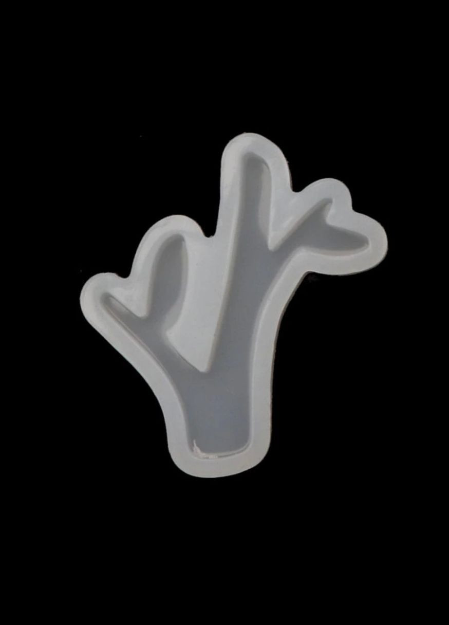 Форма для эпоксидной смолы Молд веточка Силикон 41 mm x 45 mm Finding (316251286)