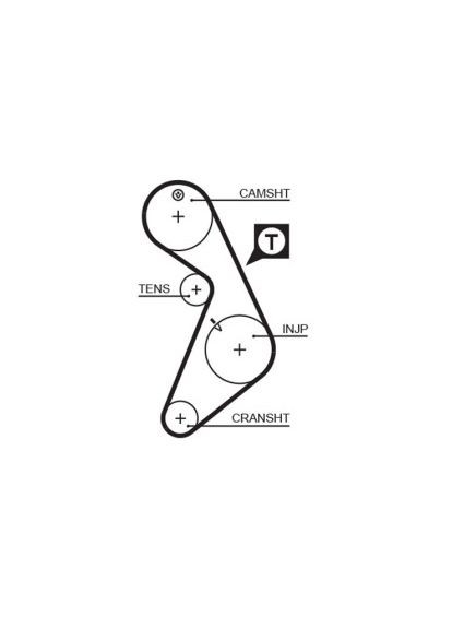 Ремень зубч. ГРМ Z=150 (пр-во) 5395 Gates (366121260)