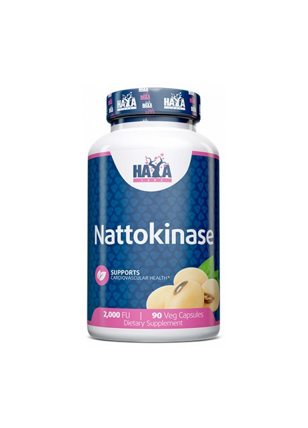 Натуральная добавка Nattokinase 2000 FU, 90 вегакапсул Haya Labs (293339112)