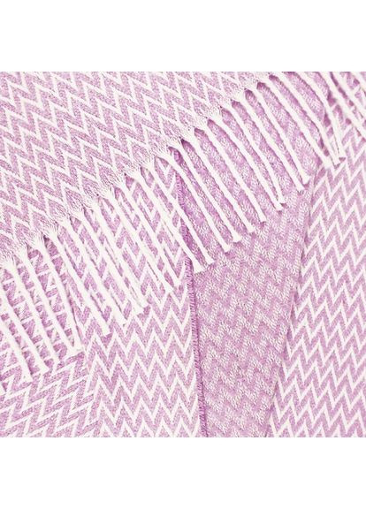 Плед бавовняний Зиг-заг 4588 140х200 см ліловий Love You (364107530)
