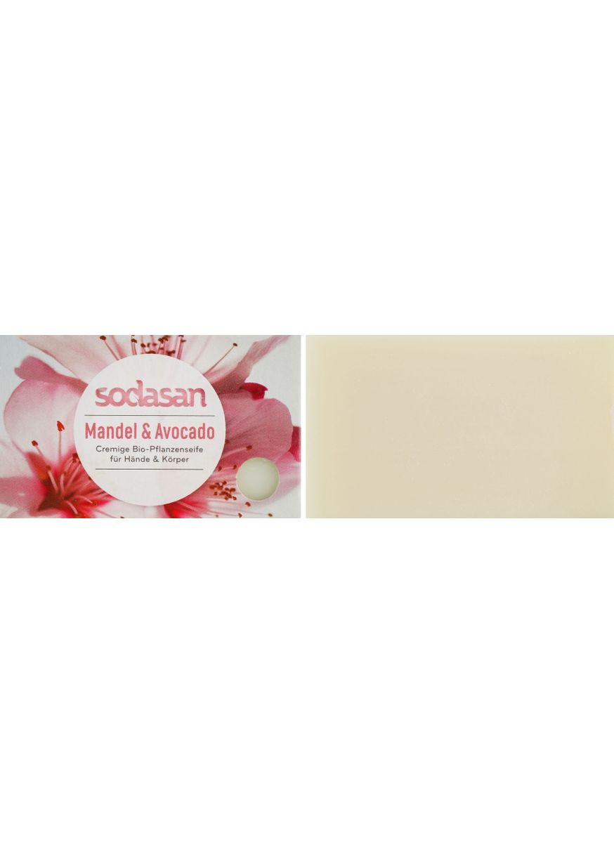 Мыло-крем для лица Cream Almond Soap 100g (197051-26221) Sodasan (368646345)