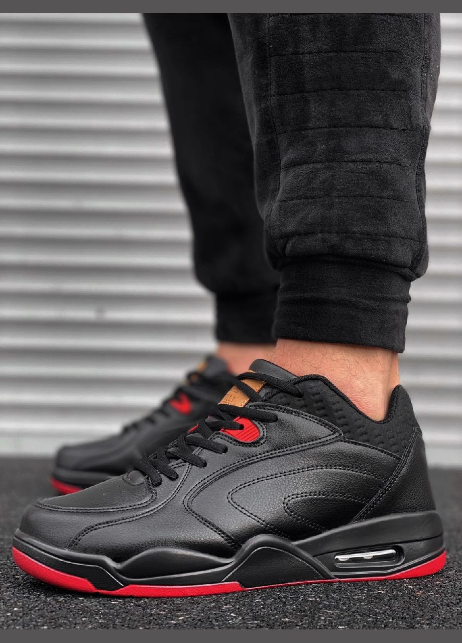 Черные демисезонные кроссовки stiili black red Stilli Jordan