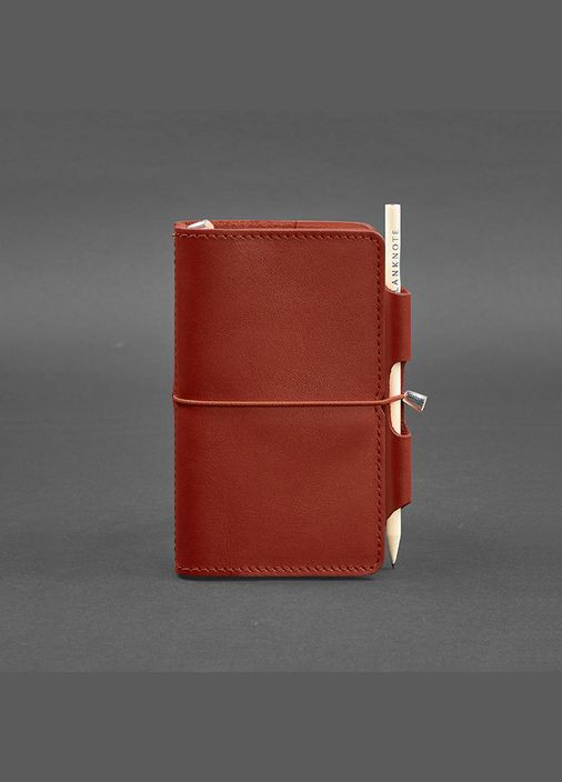 Женский кожаный блокнот (Софт-бук) 3.0 коралловый (A-026337) BlankNote (328961599)