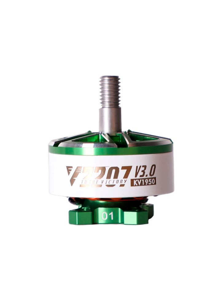 Двигатель бесколлекторный Velox V2207 V3 1950KV green T-Motor (315718847)