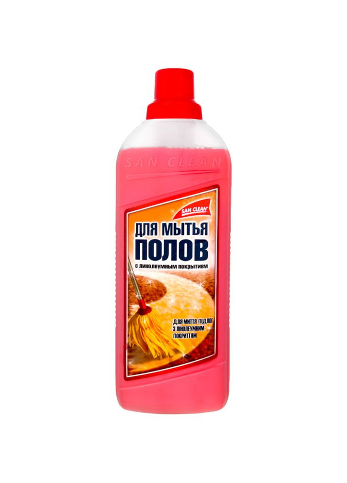 Средство для мытья полов для линолеума, 1 л San Clean (328394610)