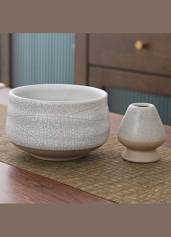 Комплект Ancient White для приготування матчі на 2 предмети (R-KC08W-VS) Matcha Tea (303348367)