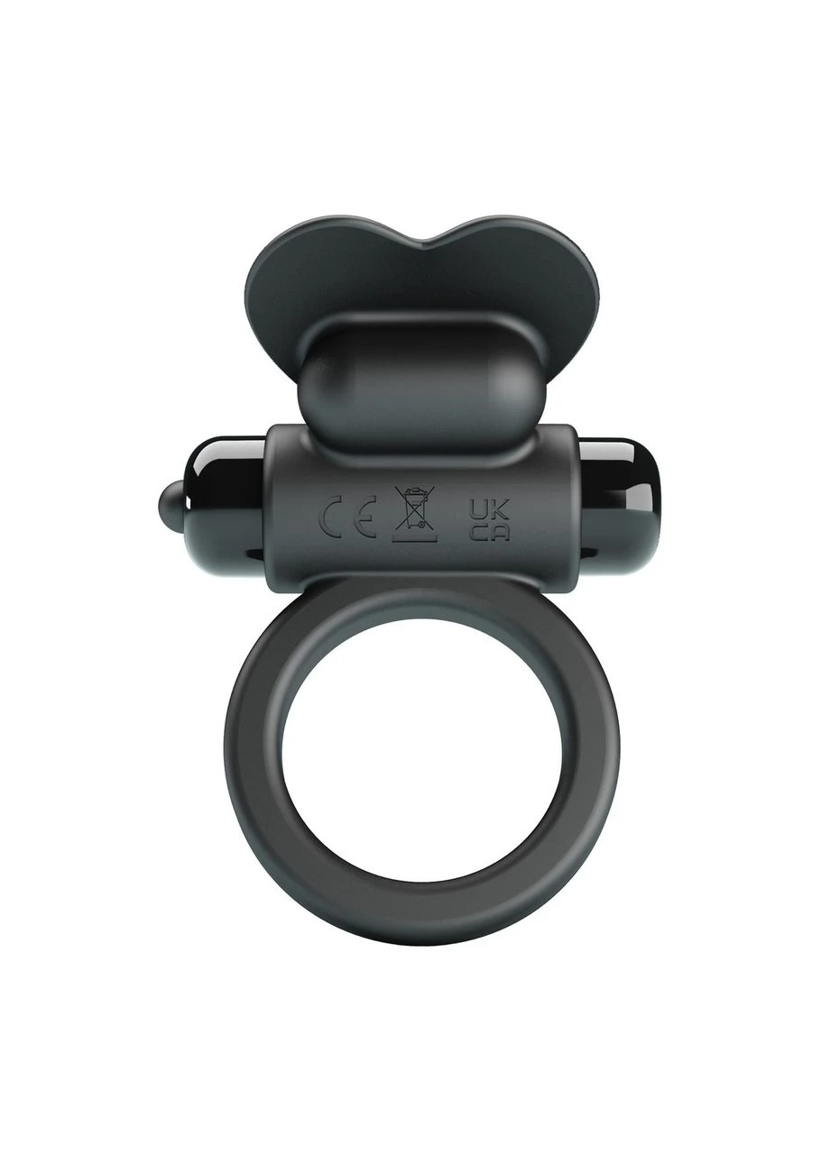 Віброкільце VIBRANT PENIS RING DEBONAIRE Black, 10 vibration functions Pretty Love (383120349)
