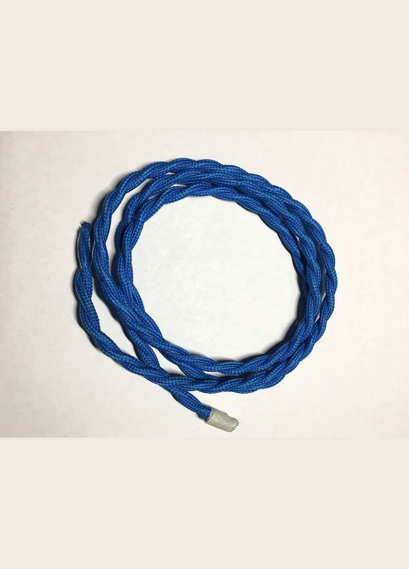 AMP кабель текстильний звитий 2x0.75 blue Levistella (282843722)