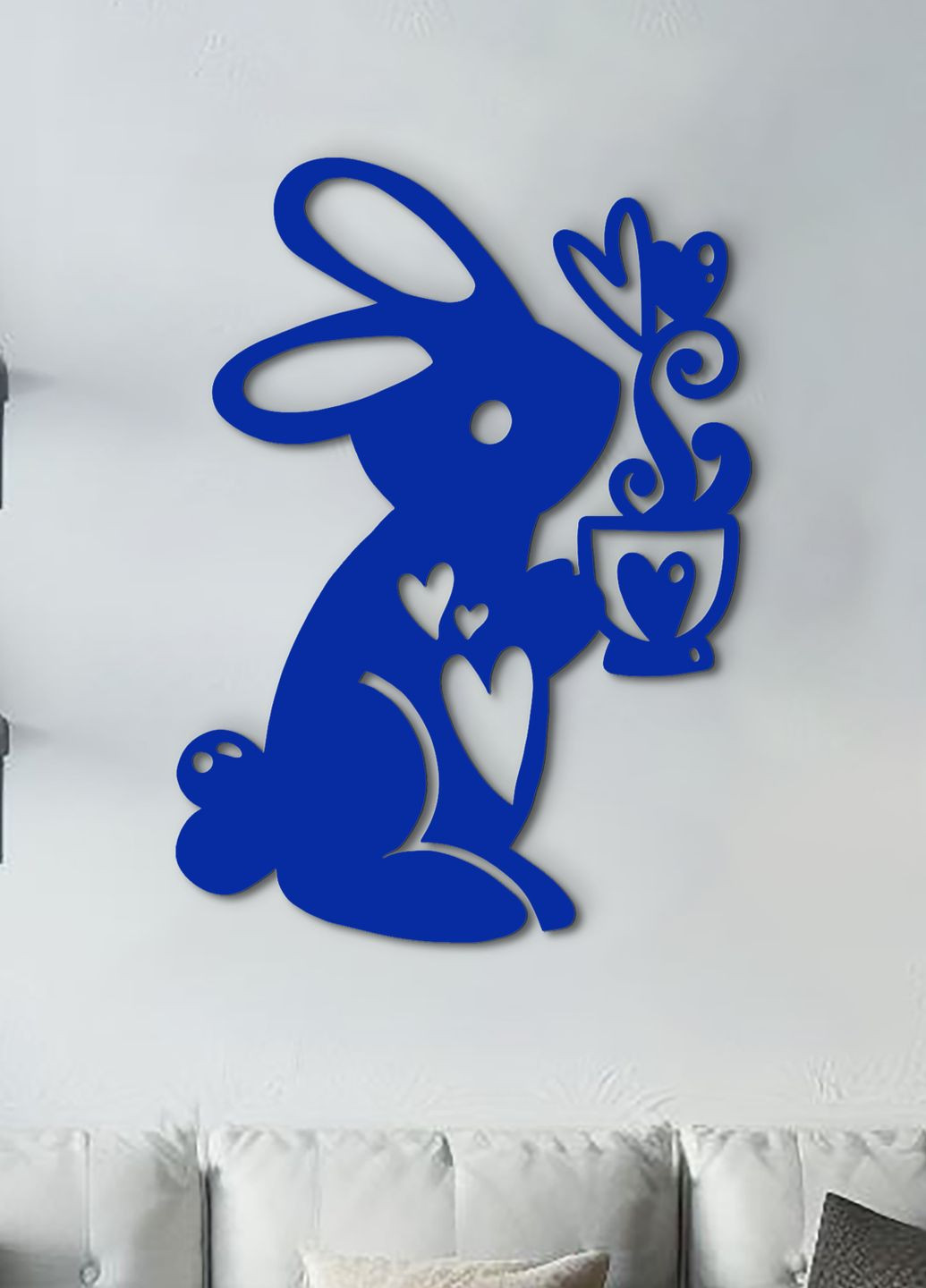 Современная картина на кухню, декоративное панно из дерева "Солнечный зайка", стиль лофт 25х18 см Woodyard (291842573)