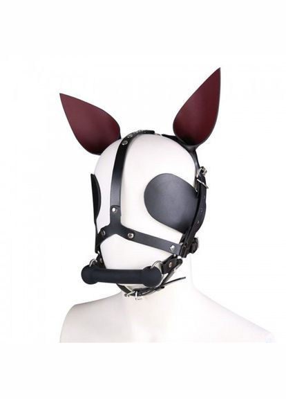 Маска собаки для бдсм вечірки з кляпом кісточкою Dog N Sex Lovetoy (303888967)