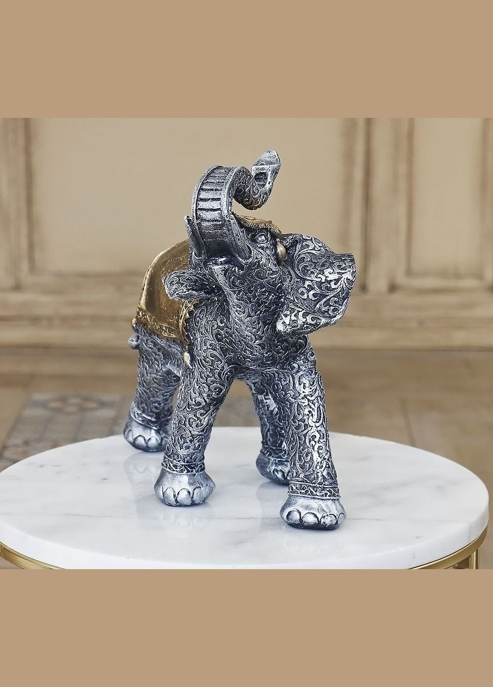 Статуэтка Слон серебро 30 см (СП107 цв) Гранд Презент (282743522)