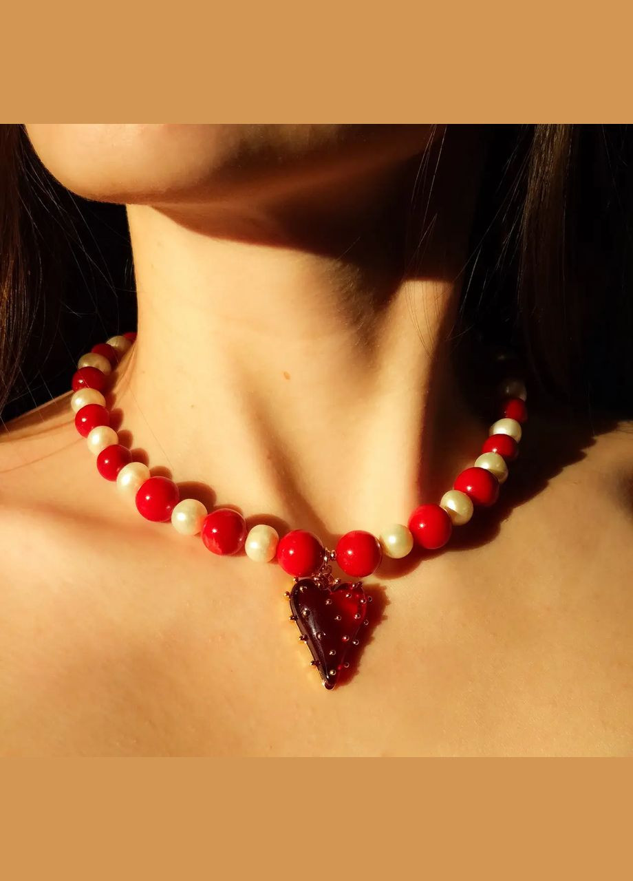 Чокер натуральні Перли, Кварц під Корал, гіп-на фур-ра колір золото на замку Тогл d-12-6,5мм+- L-41см No Brand кварц, перли (культивовані) латунь, натуральний камінь, медичний сплав золото (317353524)