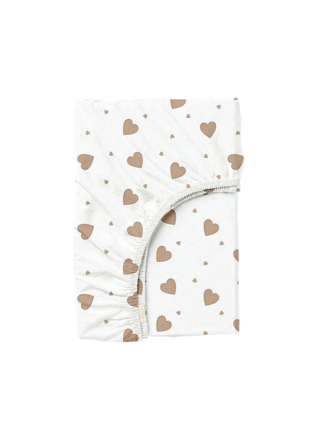 Простирадло на резинці 200x200x30 BEIGE HEARTS (2200000035714) Cosas (391376283)
