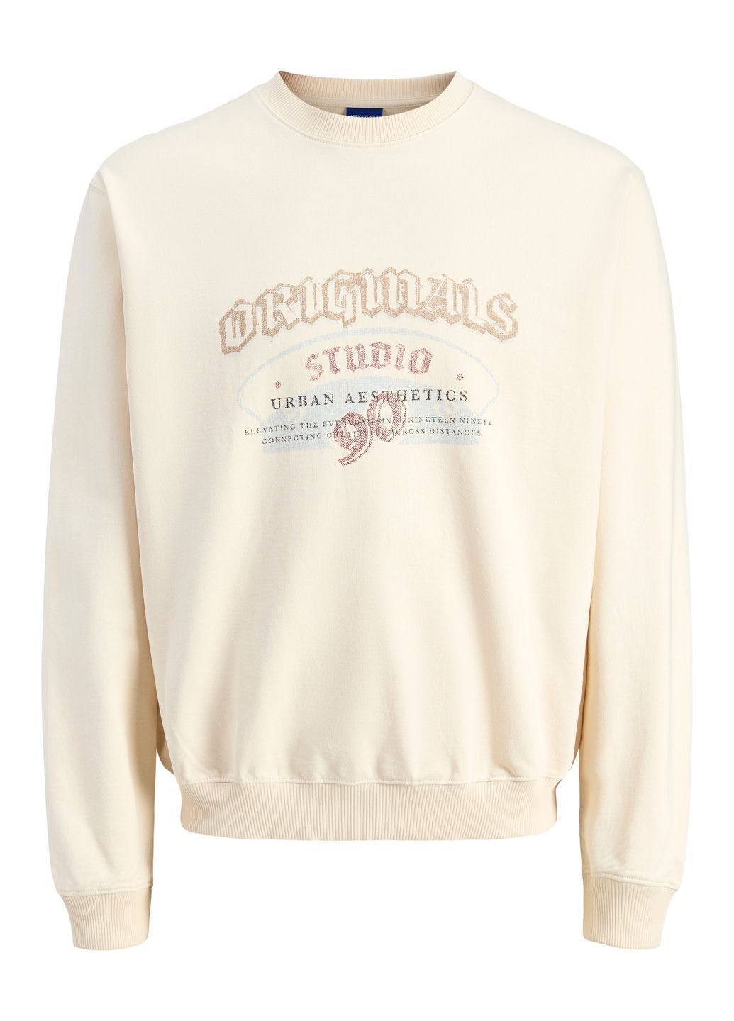 Бежевий світшот демісезон,кремовий з принтом,jack&jones Jack & Jones (372127680)