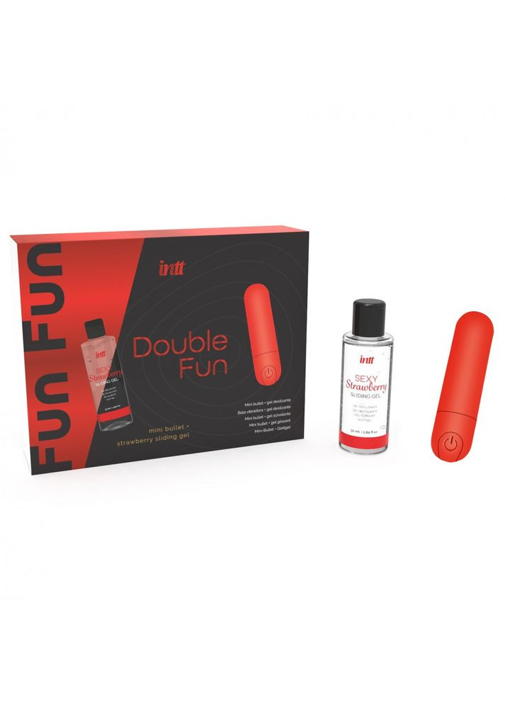 Набір віброкуля і лубрікант DOUBLE FUN Intt (297399506)
