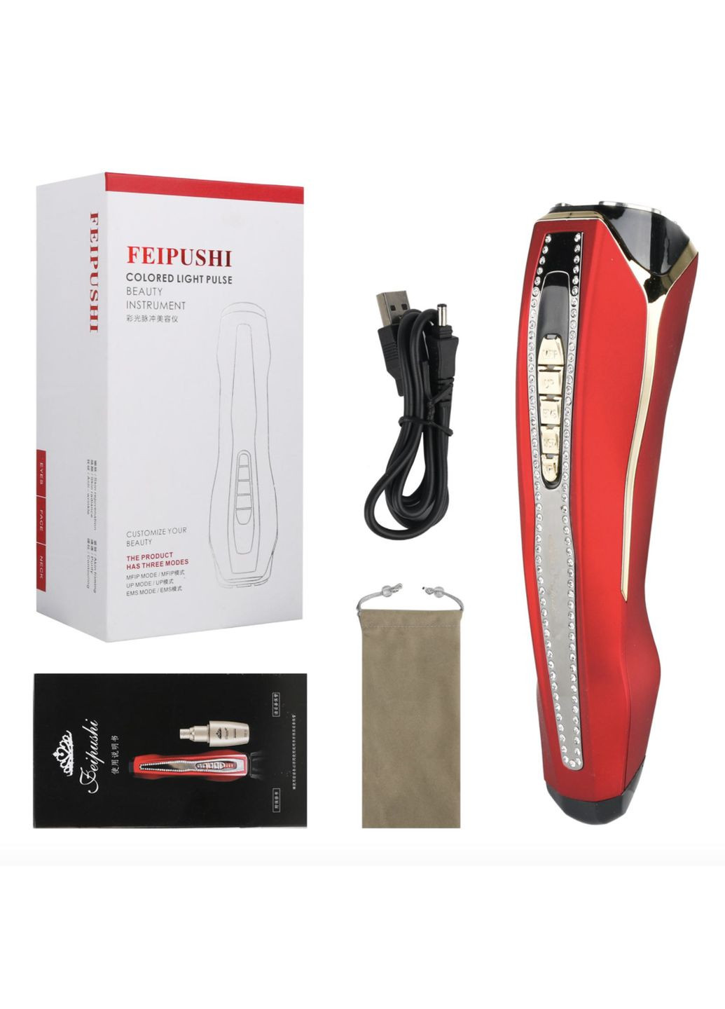 Апарат для обличчя Betty Bonnie 4 в 1 для домашнього догляду No Brand (340274024)