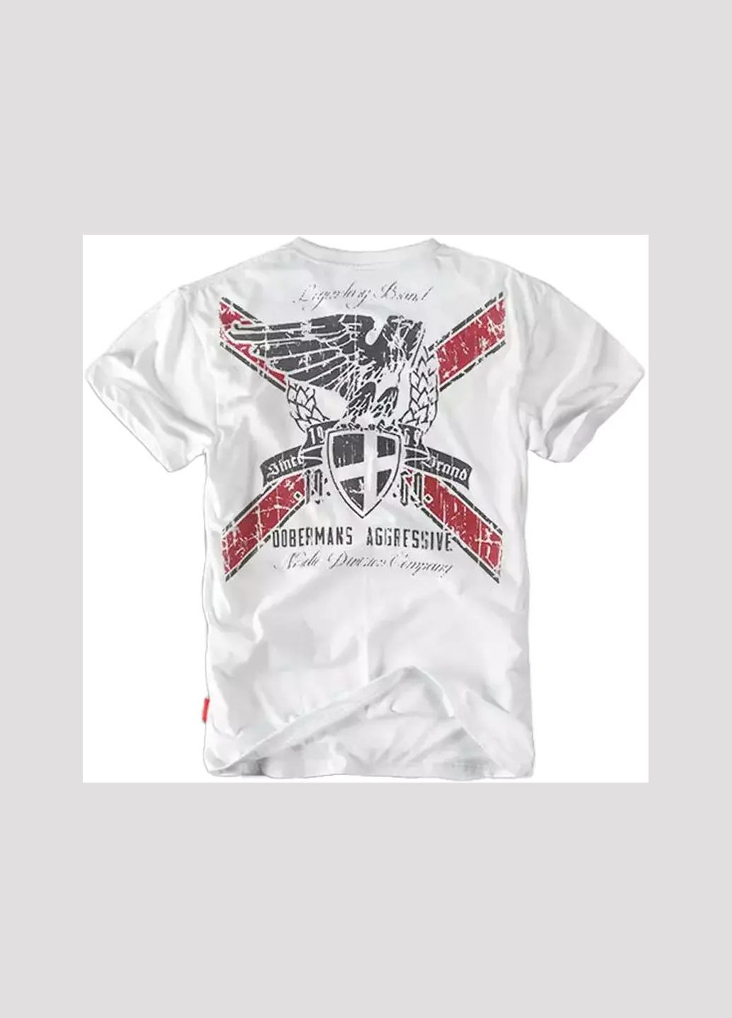 Белая футболка nord division ts45wt Dobermans Aggressive