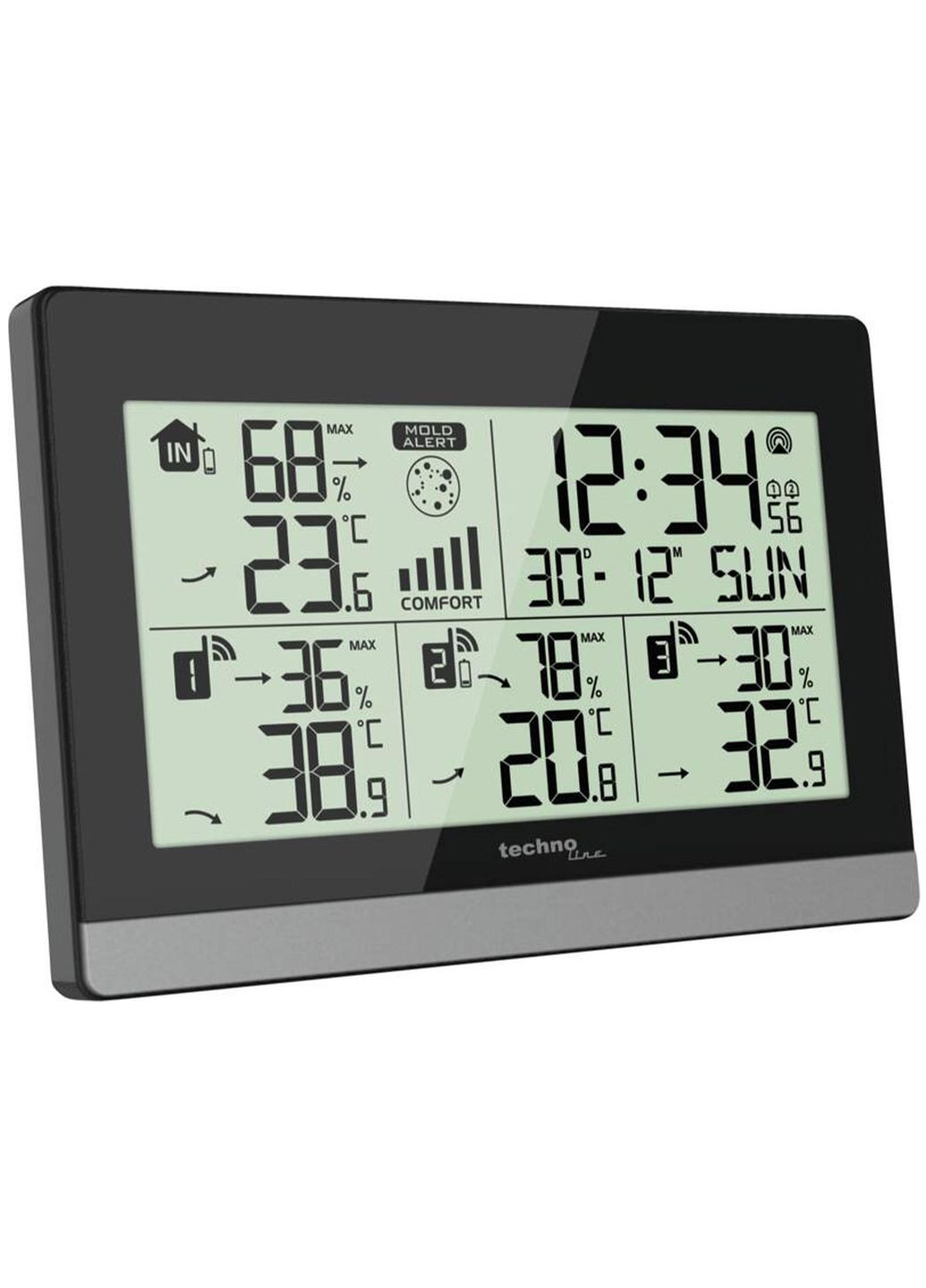 Термогигрометр WS7065 Black/Silver (WS7065) Technoline (315937371)