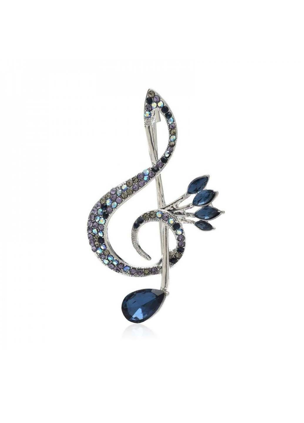 Брошь Скрипичный ключ BRBF113613 3,4 х 5,9 см BROCHE (298534195)