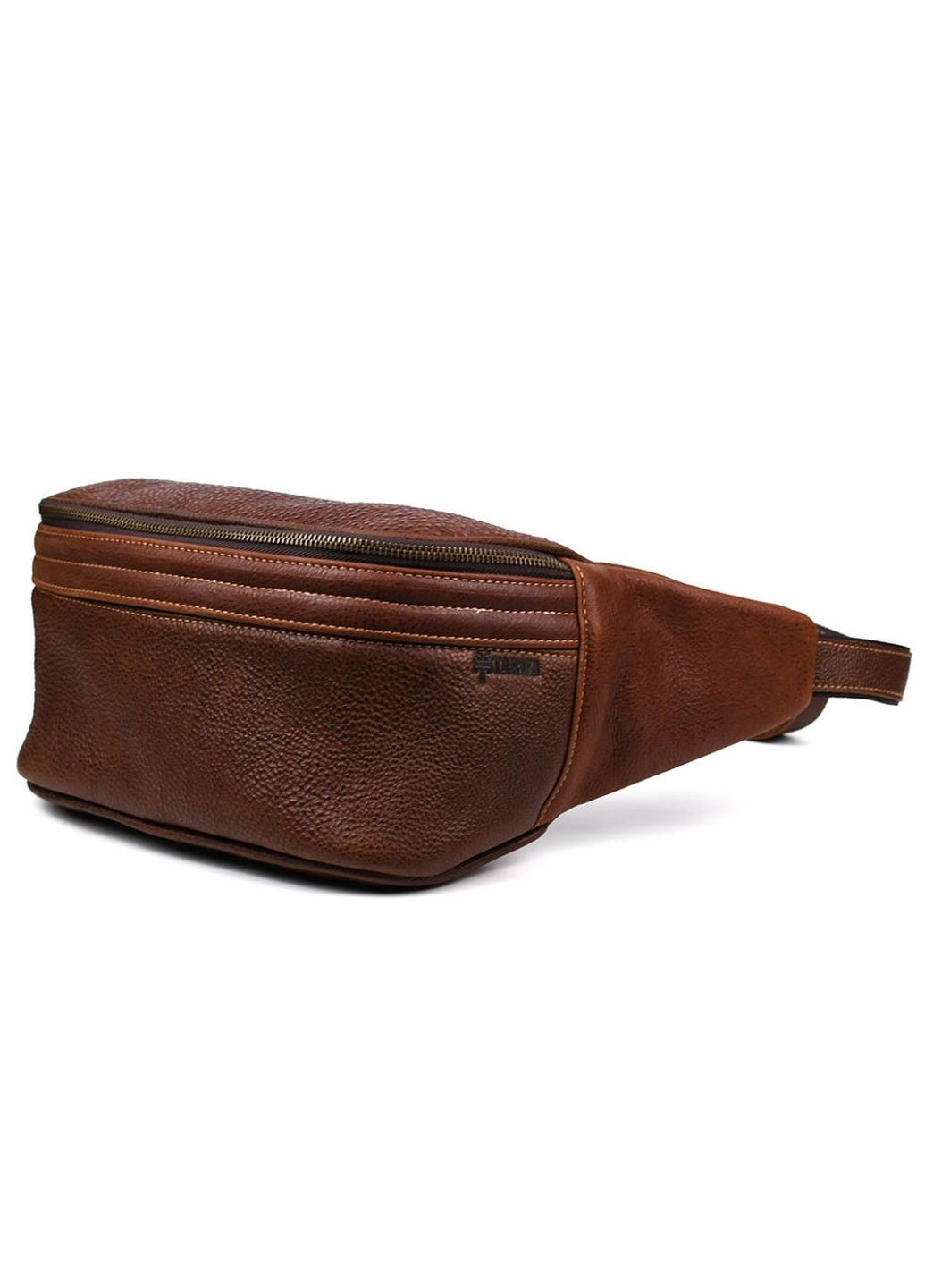 Чоловіча шкіряна сумка на пояс 30х15х12 см TARWA (315873532)