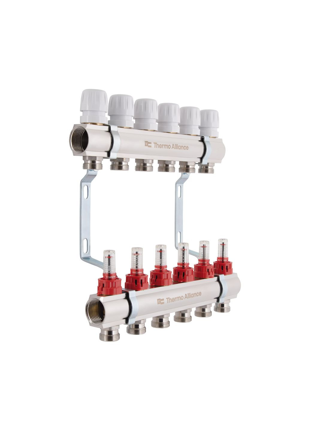 Колектор з витратомірами Standart 1" 6 виходів Thermo Alliance SD235W6 (341326779)