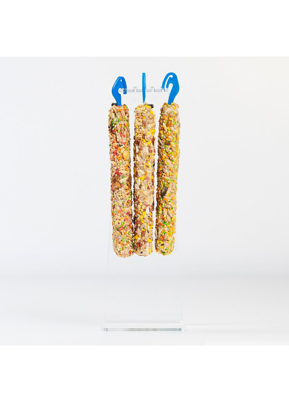 Колосок "Коктейль" для средних попугаев 90 г (мультифрукт, орех, цитрус) Природа (363196177)