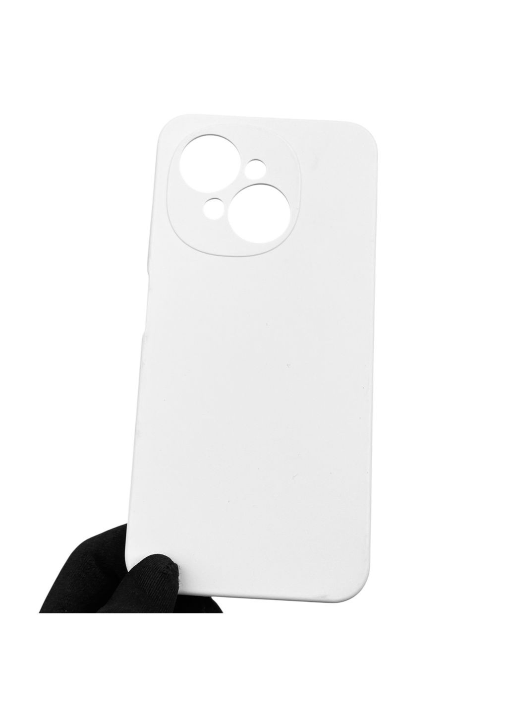 Чехол для Spark Go 1 (KL4) силиконовый с микрофиброй нескользящий на техно спарк го 1 белый Tecno (366390754)