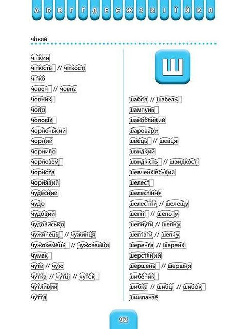 Шкільний словничок. Розбір слова за будовою. 1–4 класи УЛА (316125350)