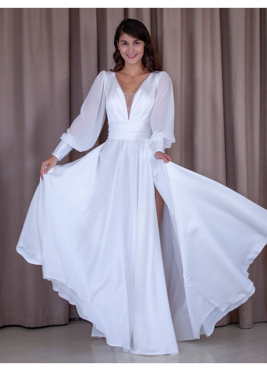 Білий вечірня плаття дзвін Lolita однотонна