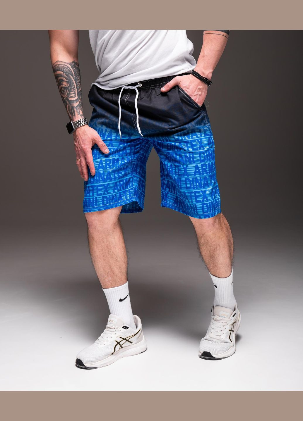 Шорти чоловічи сині No Brand (330748794)