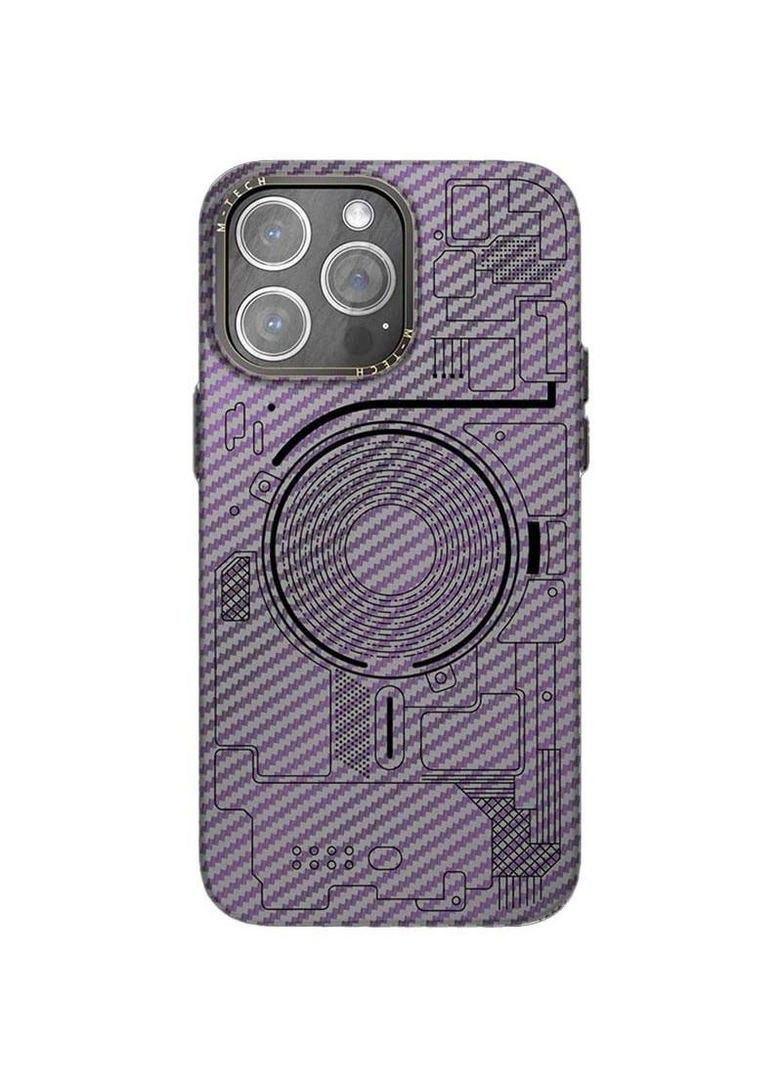 Карбоновий техно чохол з MagSafe на Apple iPhone 12 Epik (298617482)