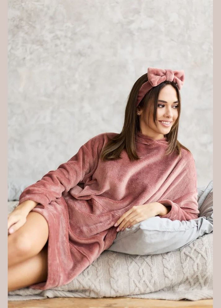 Коричневая всесезон платье-пижама Seventeen