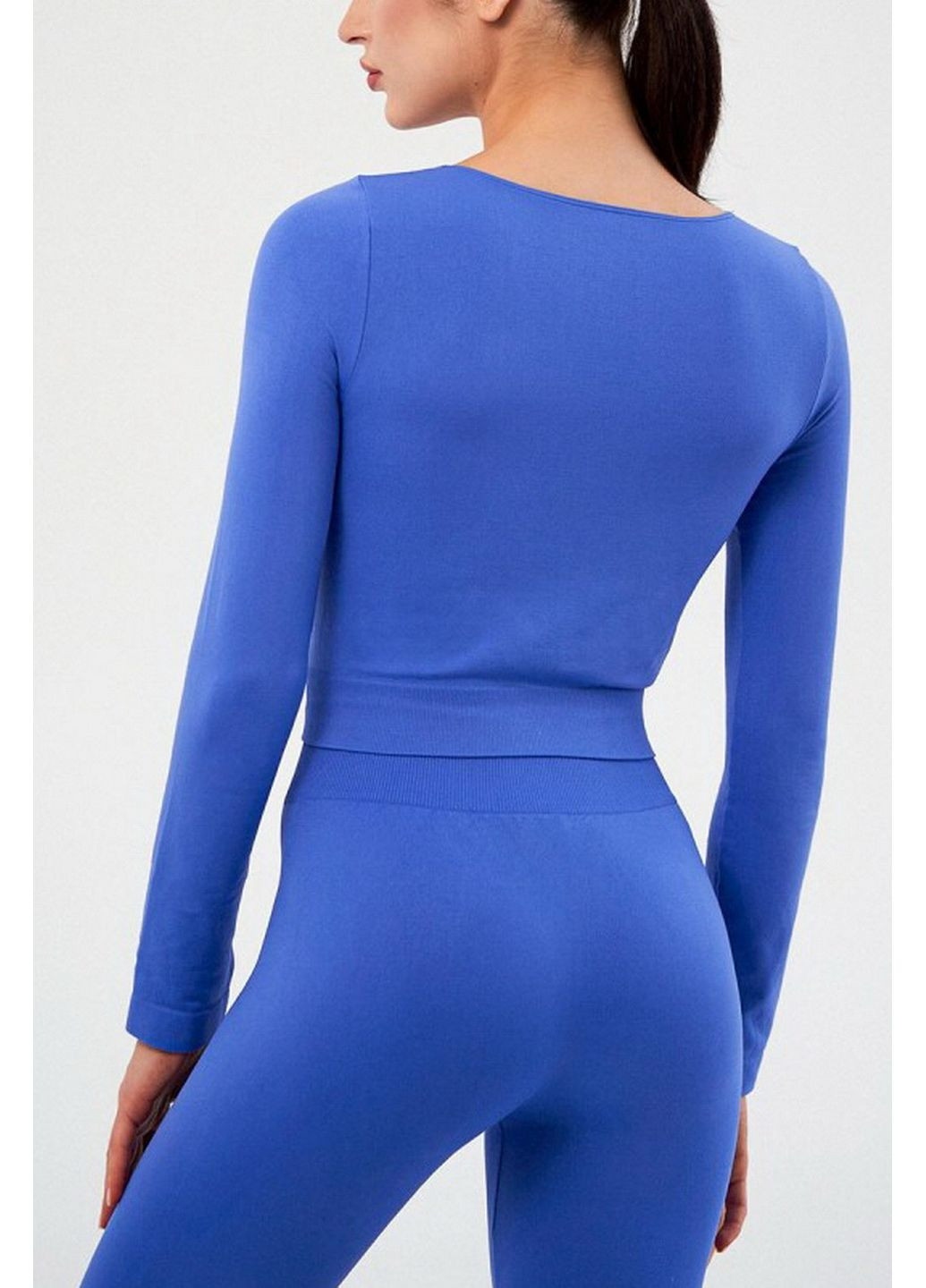 Топ безшовний з довгими рукавами CROP TOP Giulia — 354778054