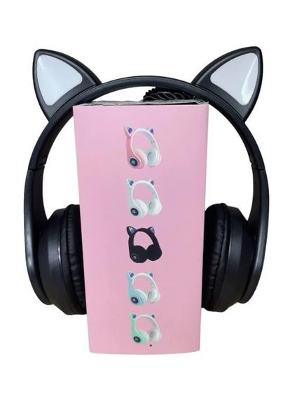 Навушники для дітей Cat Ear В39М з радіо та блютуз чорні (1756375770) No Brand (326811493)