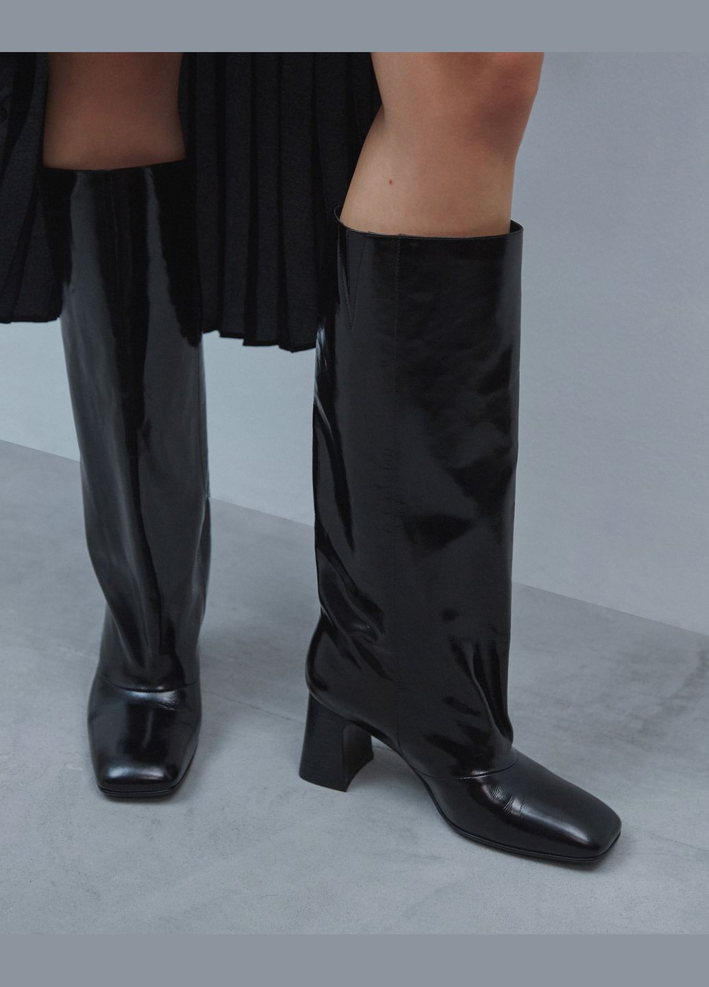 Чоботи, колір чорний Estro (324560668)