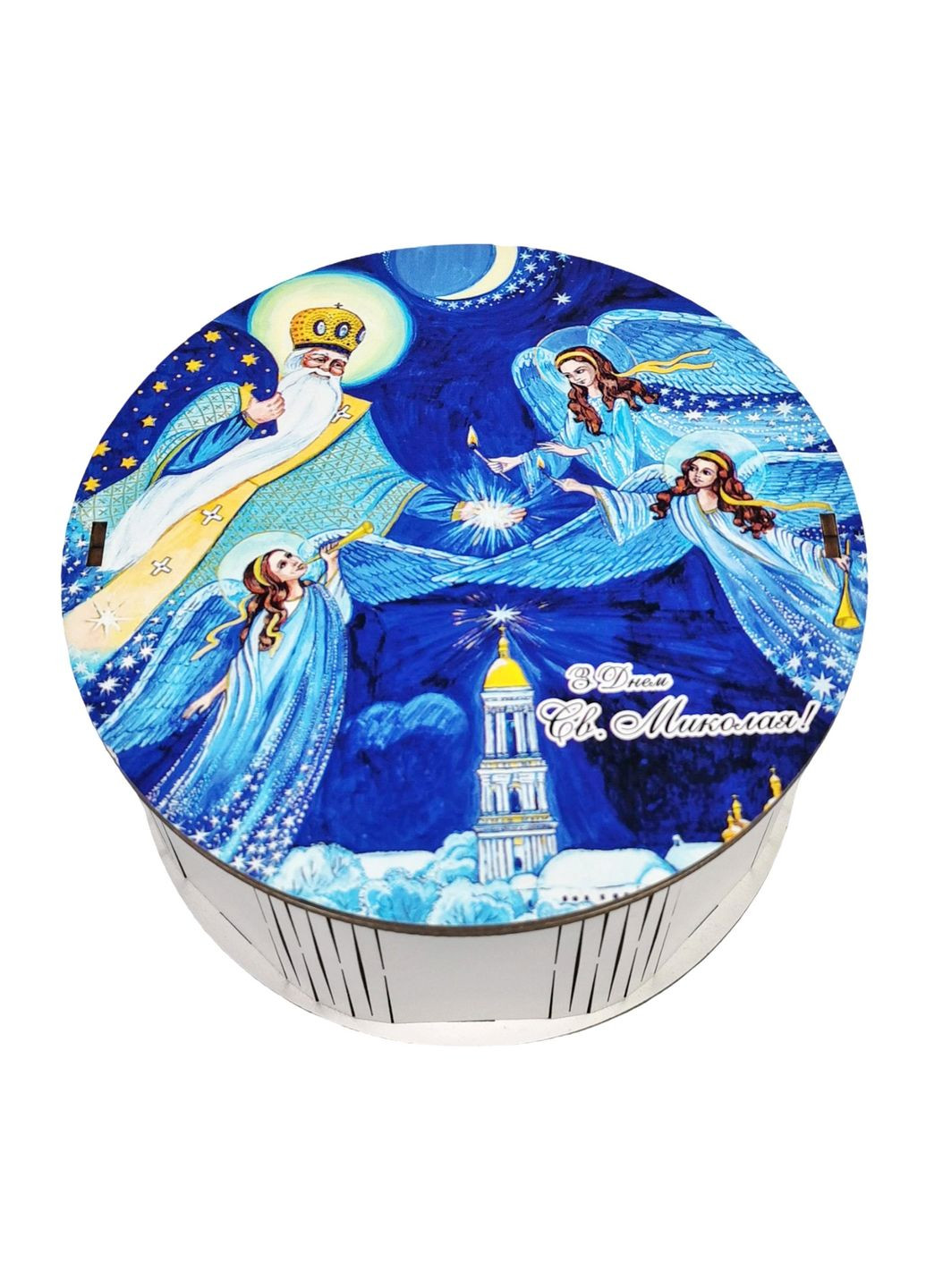 Подарок №32/7 "Ночные чудеса" 515г (15х15х7 см, в деревянной коробке) Унікальна цукерка (372656462)